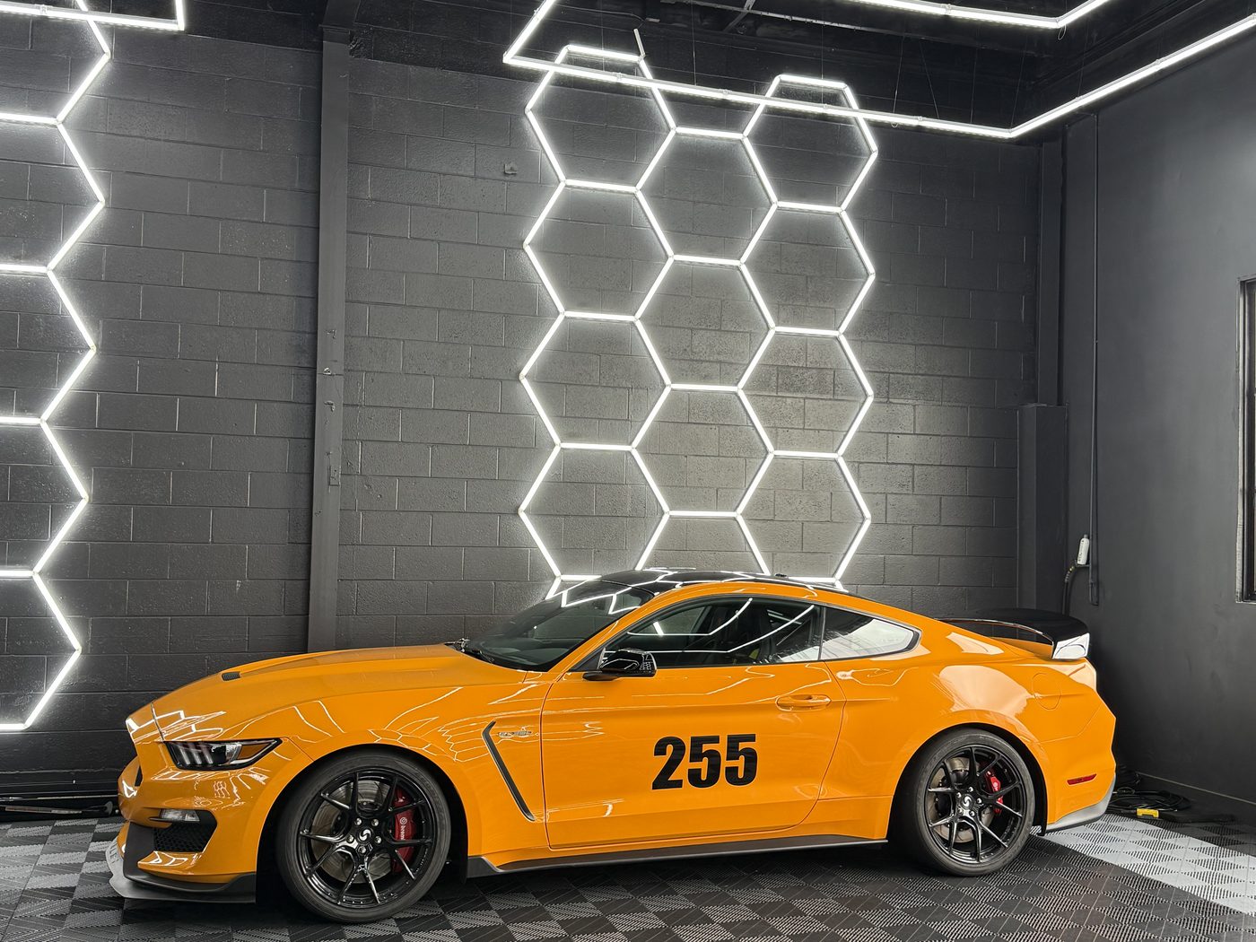 Orange Mustang at Auto Xpert