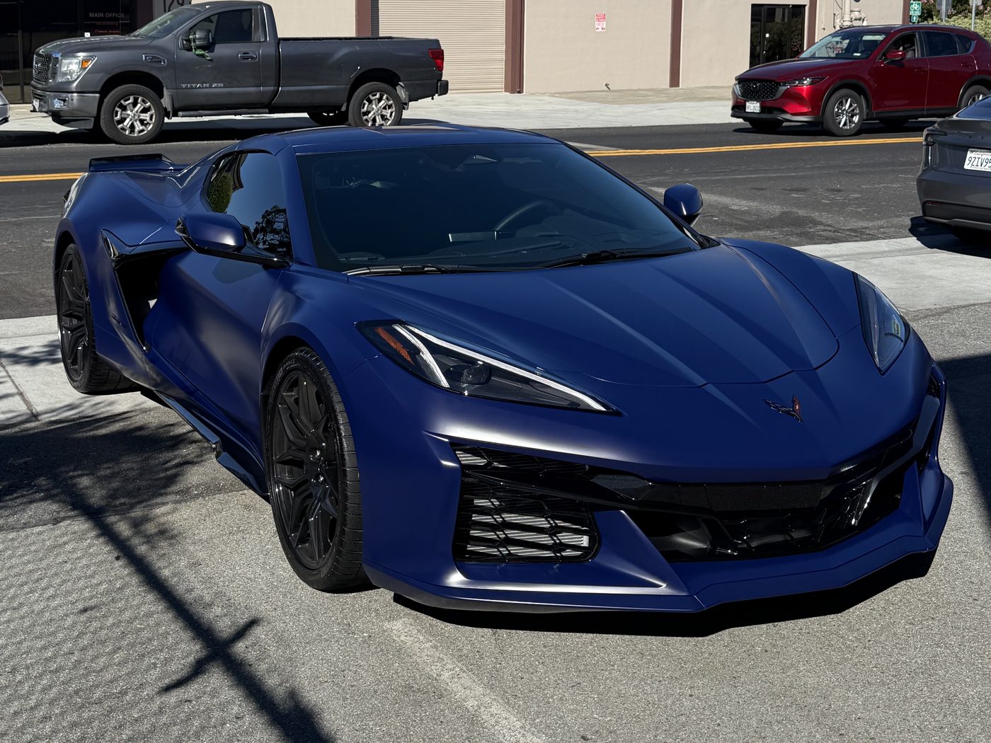 Blue Corvette Z06